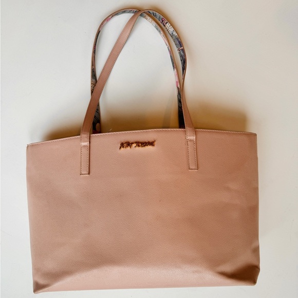 Betsey Johnson Blush Pink Tote Bag - Picture 2 of 12
